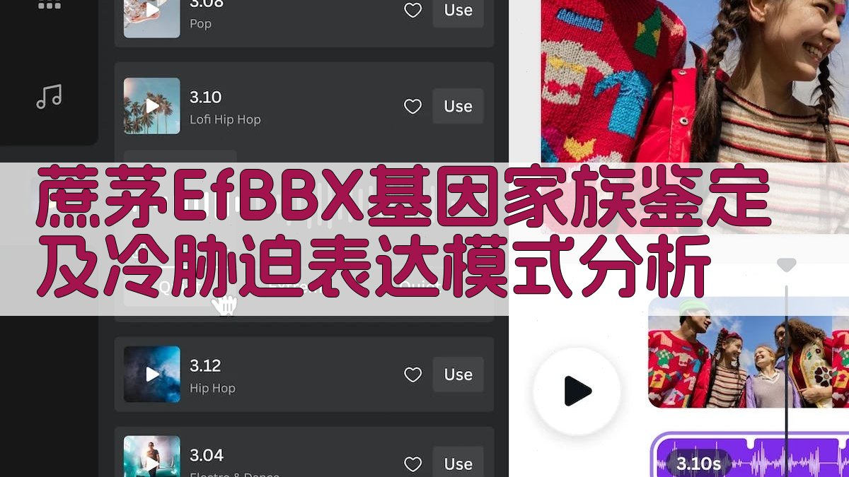 蔗茅EfBBX基因家族鉴定及冷胁迫表达模式分析