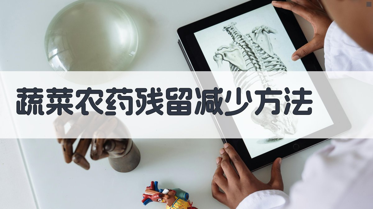 AI蔬菜农药残留减少方法