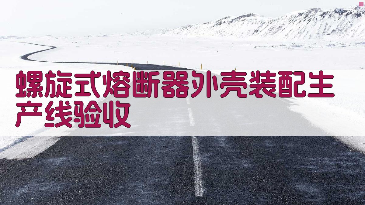 AI螺旋式熔断器外壳装配生产线验收报告生成