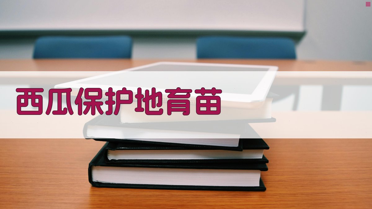 AI西瓜保护地育苗