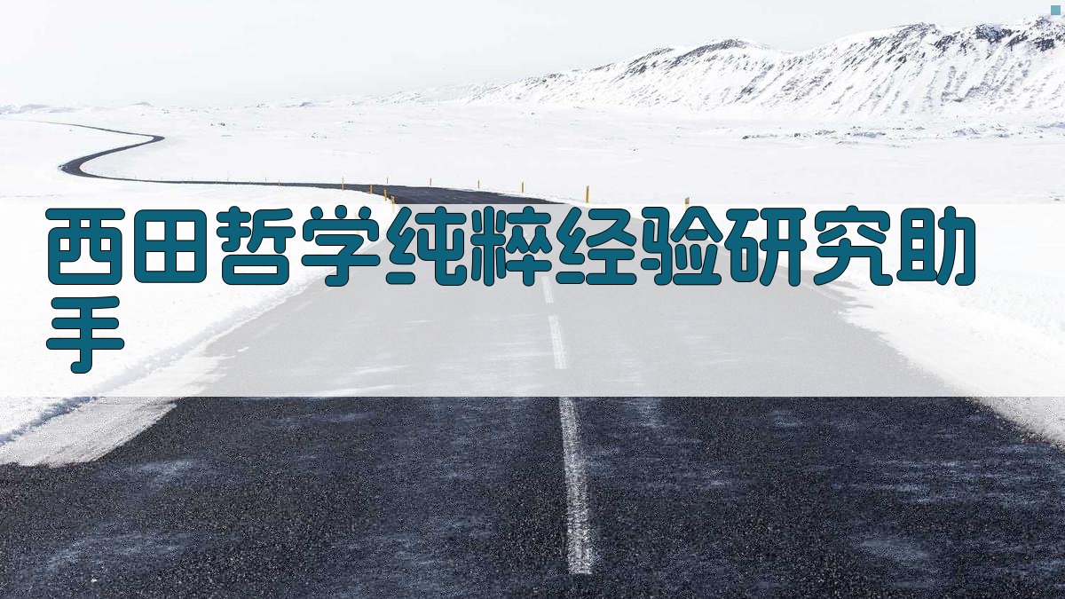 AI西田哲学概念解析