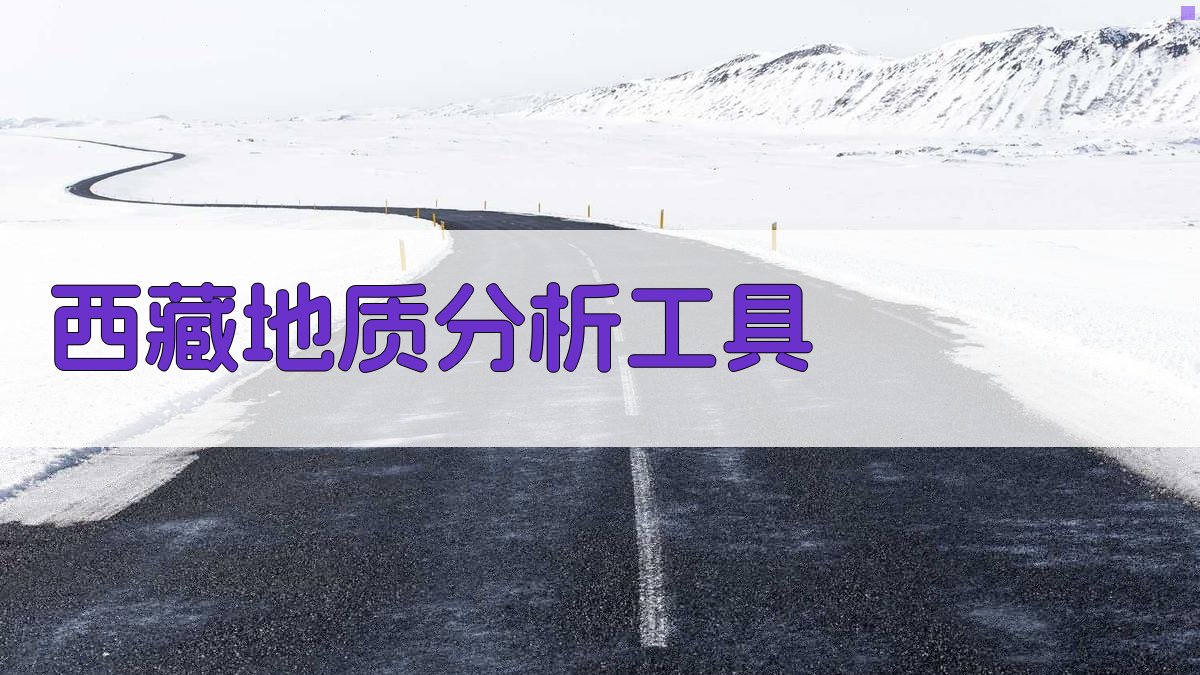 西藏地质分析工具
