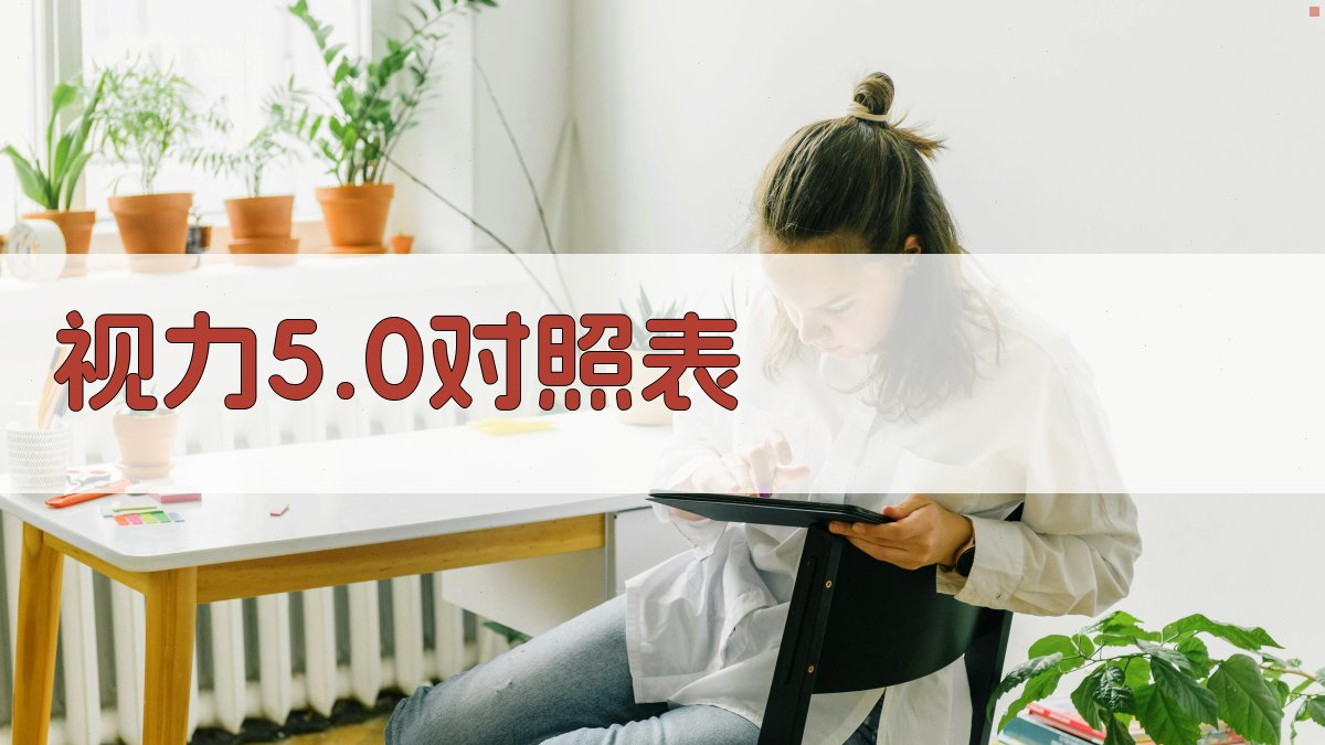 视力对照表