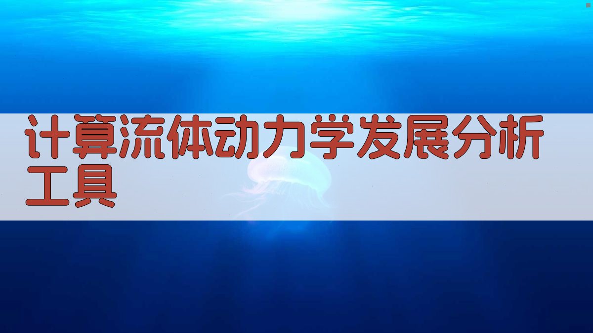 计算流体动力学发展分析工具
