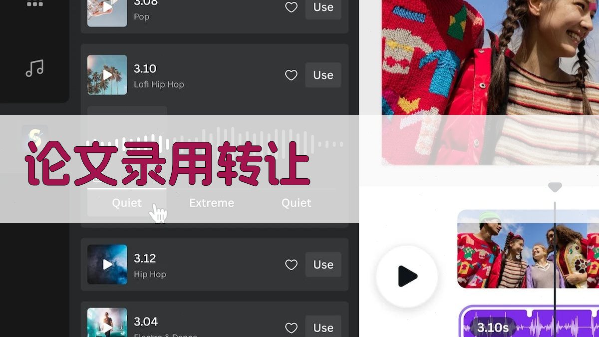 AI论文录用转让