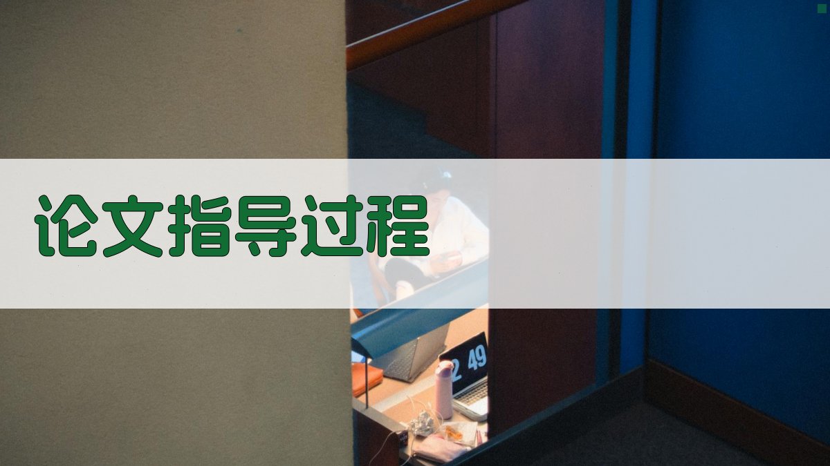 AI论文指导过程