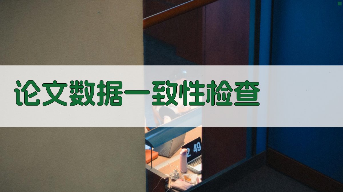 AI论文数据一致性检查