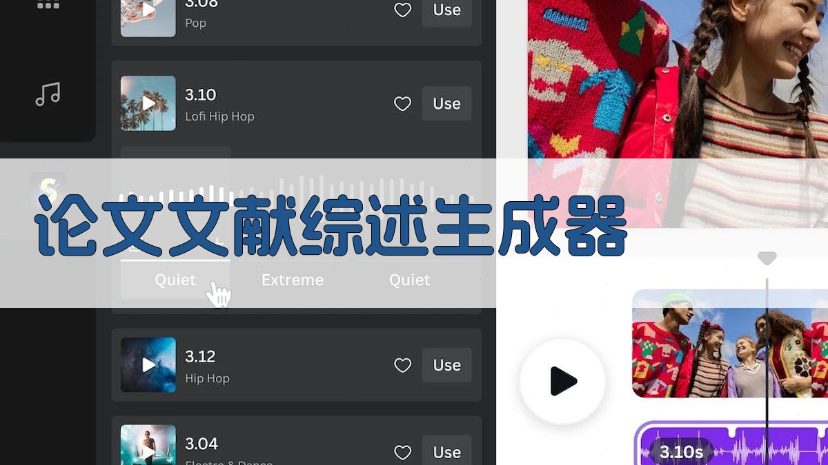 AI论文文献综述生成器