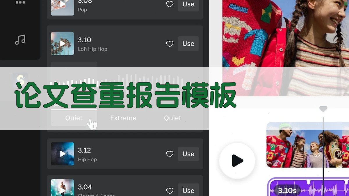 AI论文查重报告模板