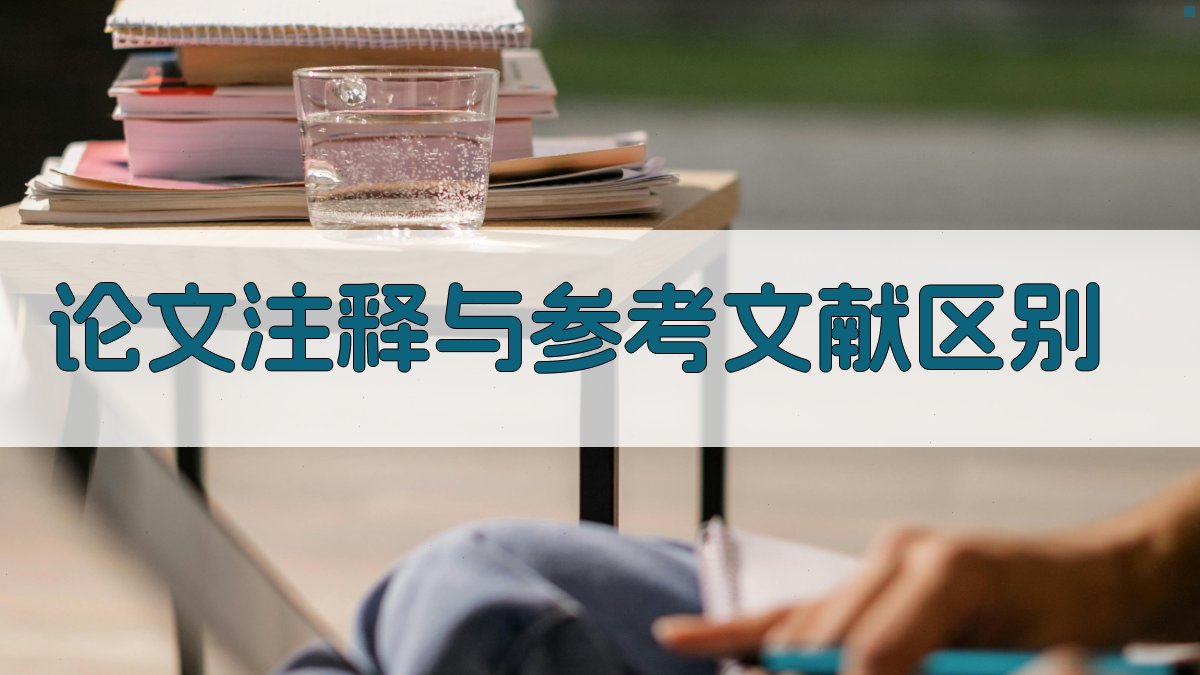 论文注释与参考文献区别