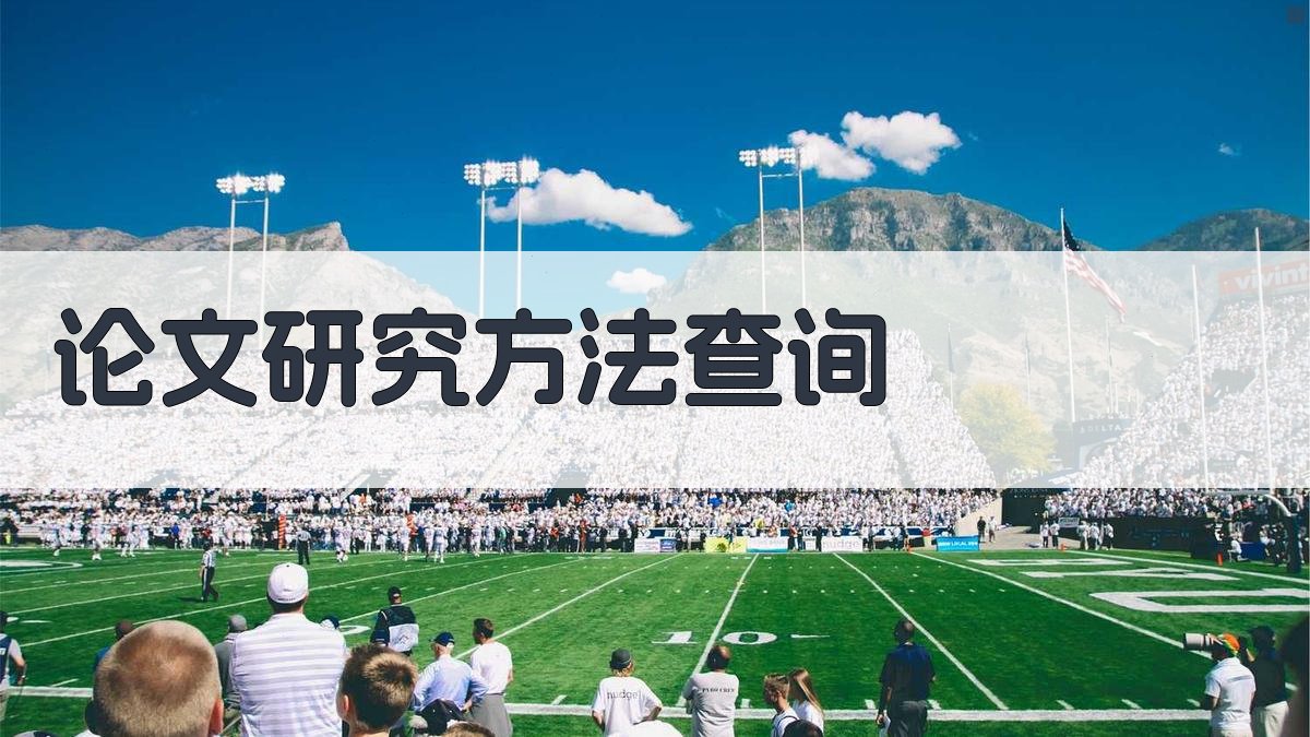 AI论文研究方法查询