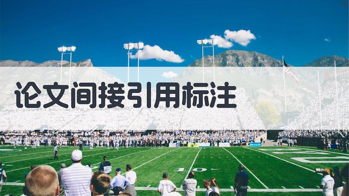 AI论文间接引用标注