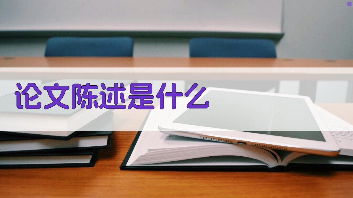 论文陈述是什么