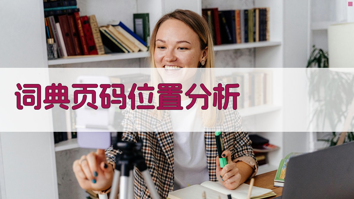 AI词典页码位置分析