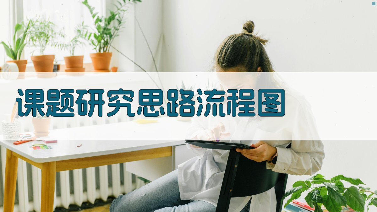 AI课题研究思路流程图