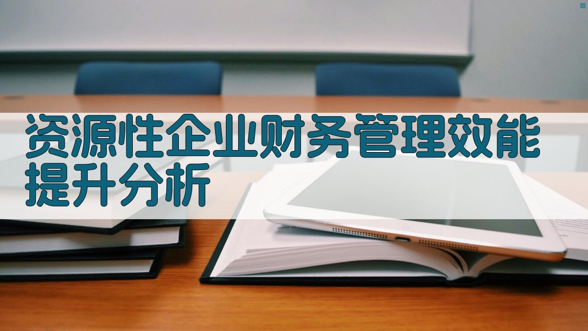 资源性企业财务管理效能提升分析
