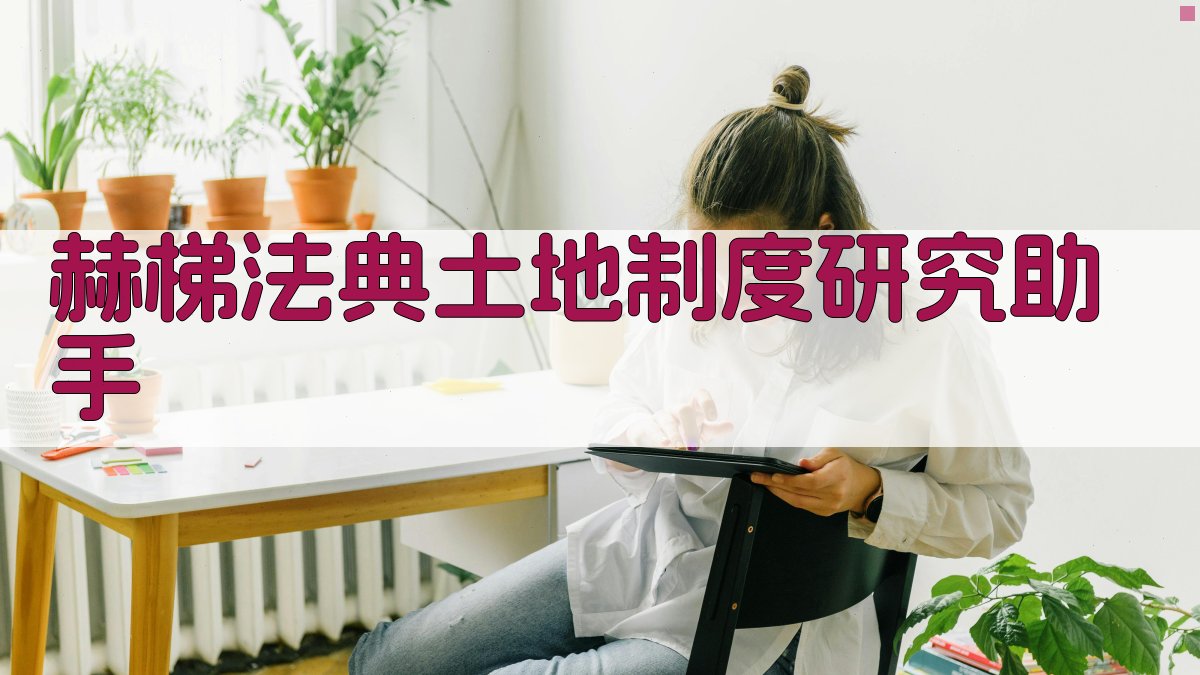 赫梯法典土地制度研究助手