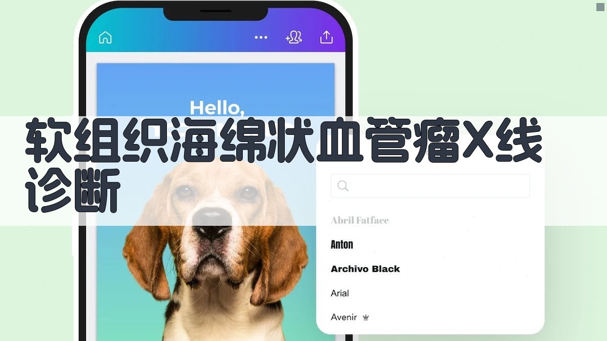 AI软组织海绵状血管瘤X线诊断