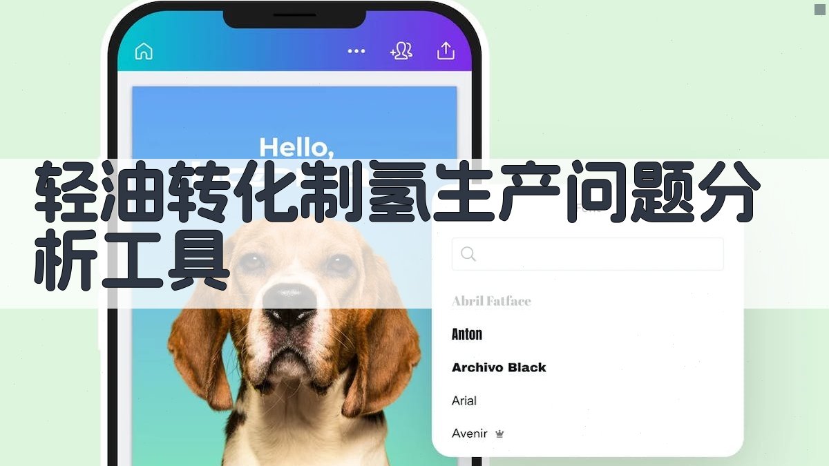 轻油转化制氢生产问题分析工具