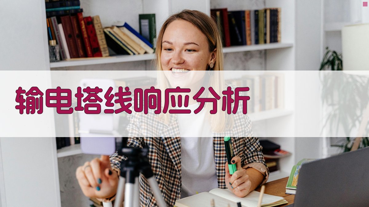 AI智能输电塔线体系响应分析