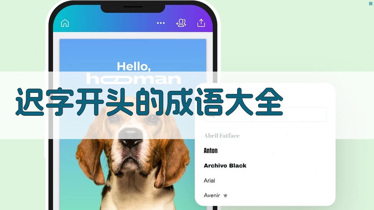 迟字开头的成语大全