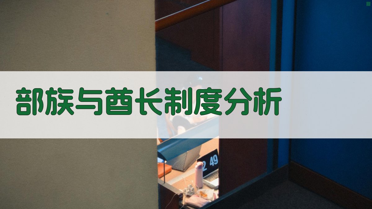 AI部族与酋长制度分析