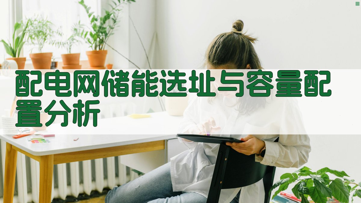 配电网储能优化分析