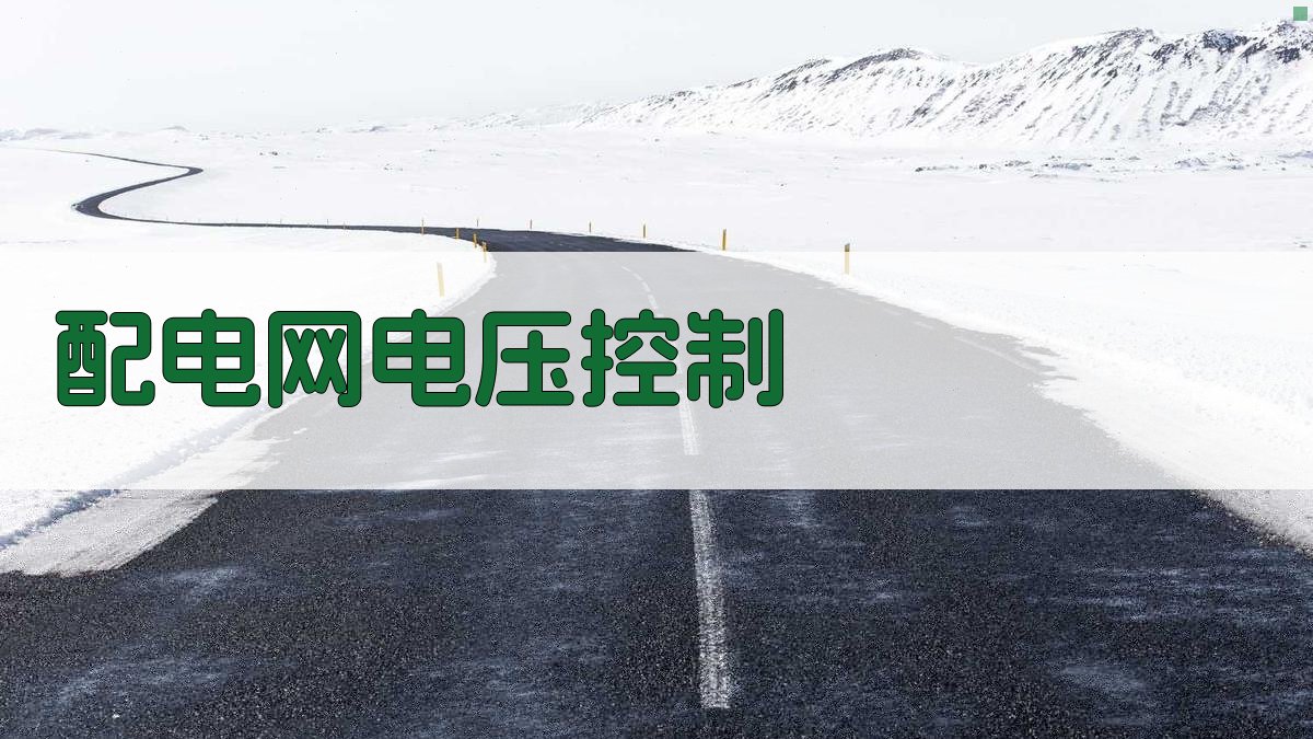 配电网电压控制