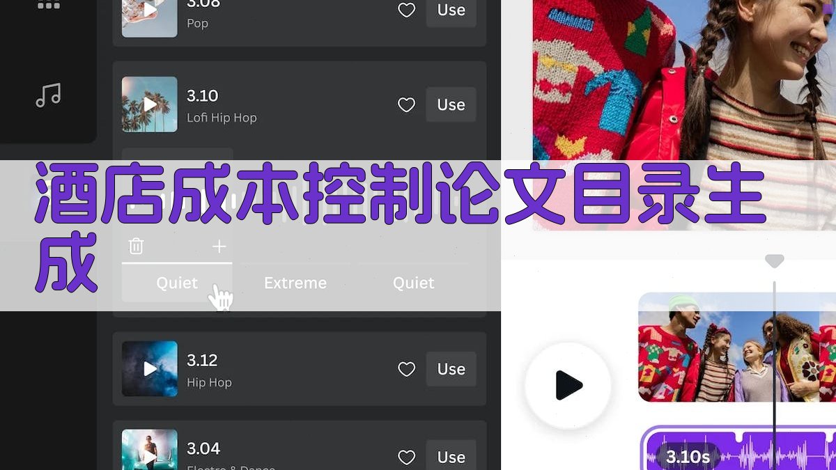 AI酒店成本控制论文目录生成