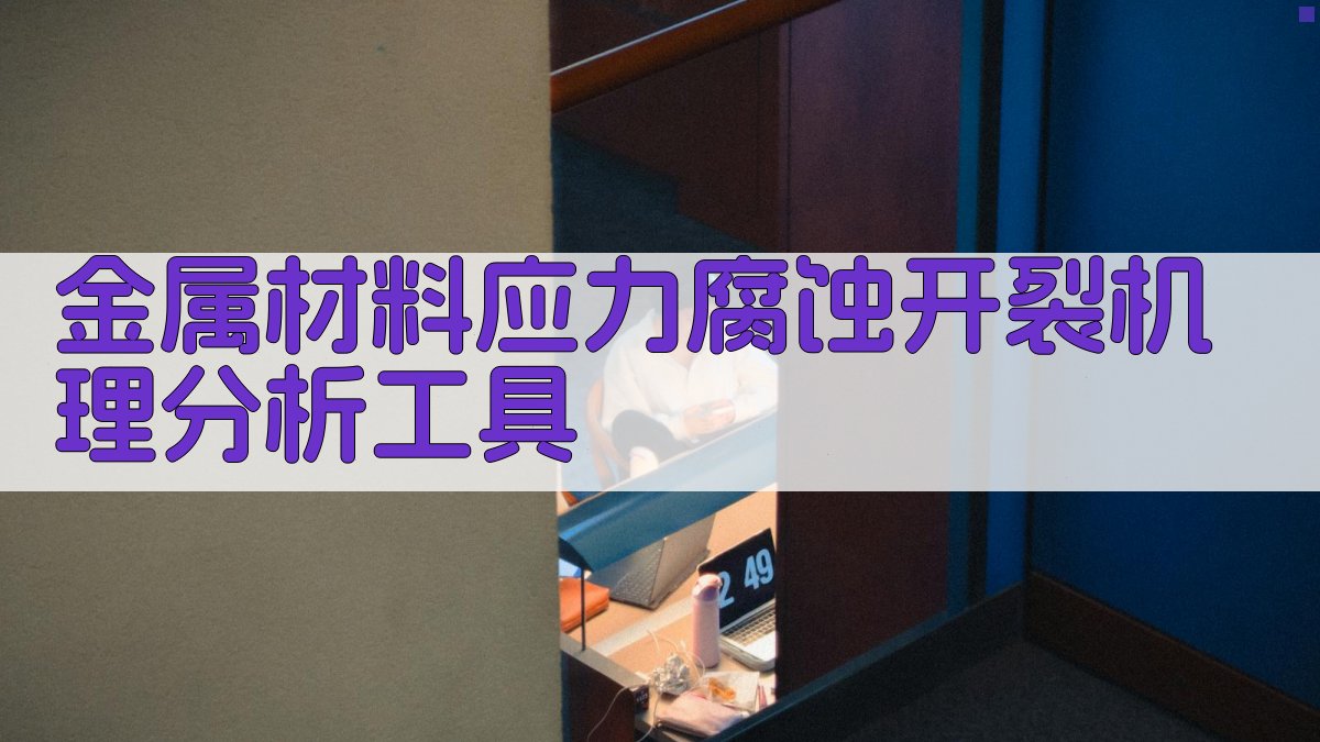 金属材料应力腐蚀开裂机理分析工具