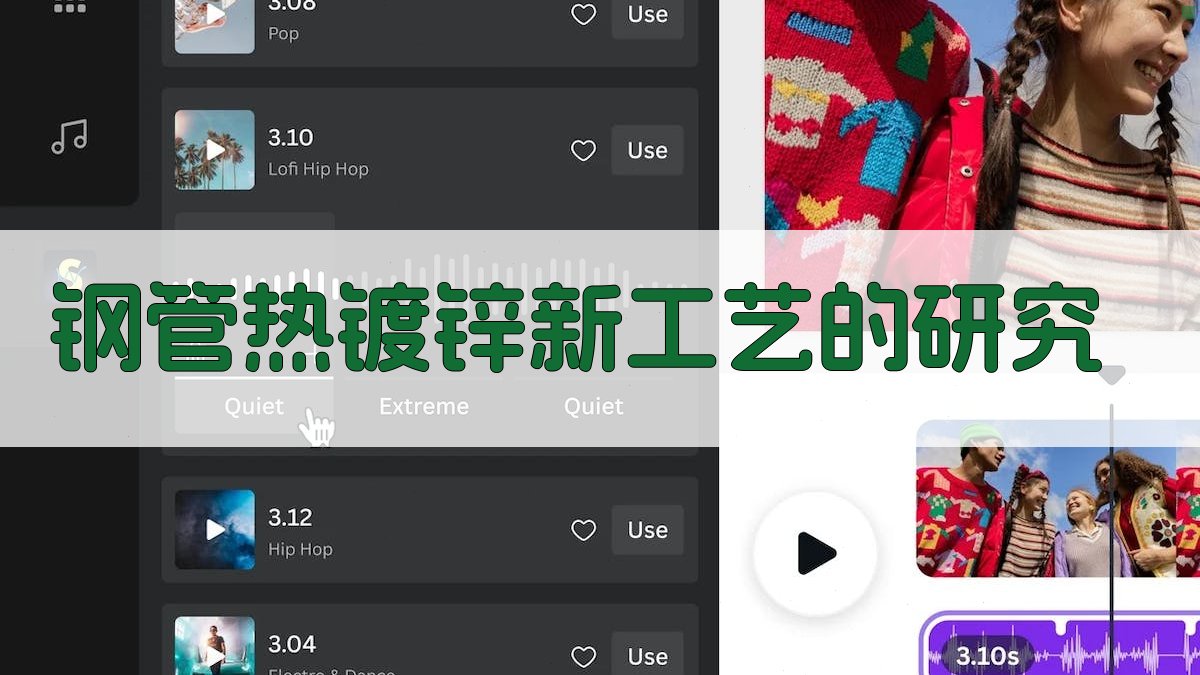 钢管热镀锌新工艺研究