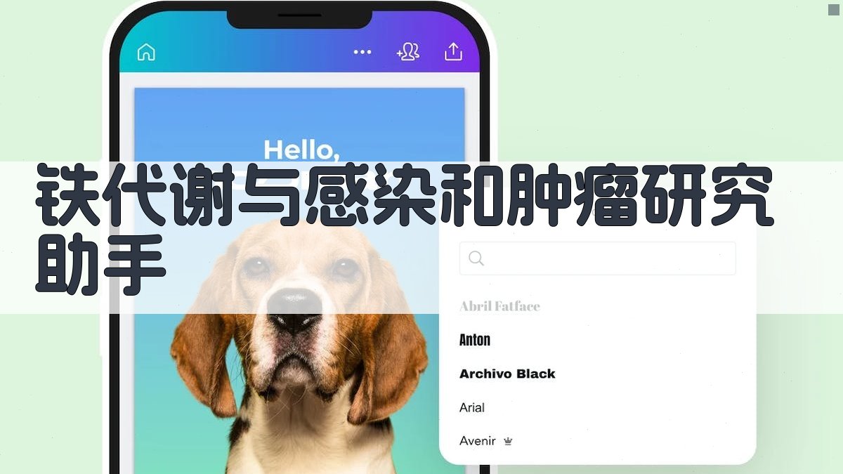 铁代谢与感染和肿瘤研究助手