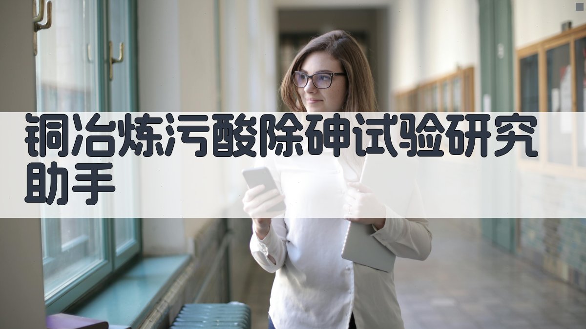 AI铜冶炼污酸除砷试验研究助手