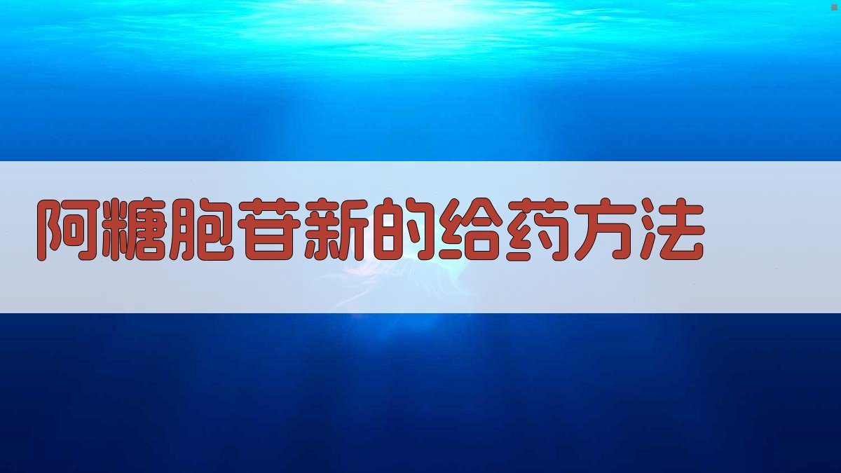 AI阿糖胞苷新的给药方法