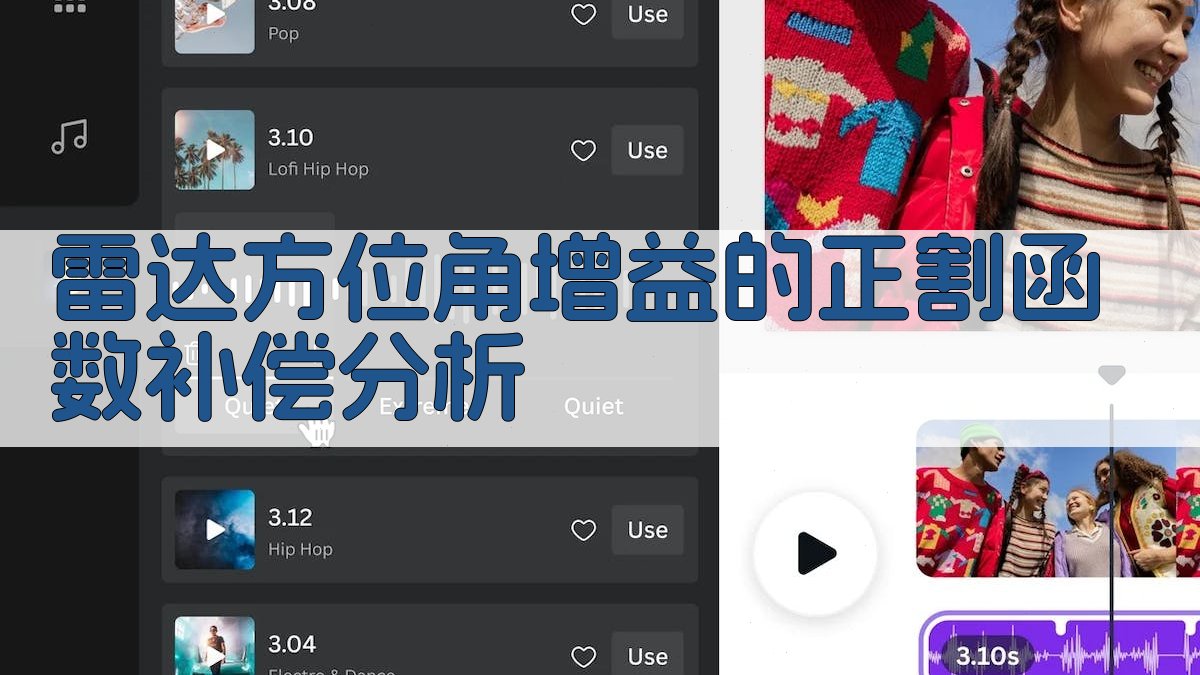 雷达方位角增益的正割函数补偿分析