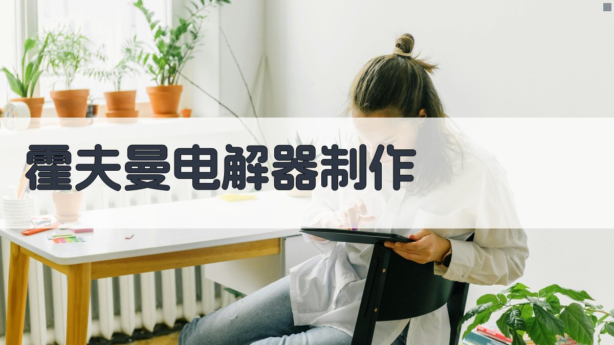 AI一键生成霍夫曼电解器制作方案