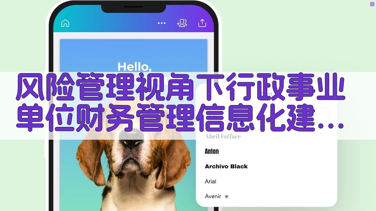 风险管理视角下行政事业单位财务管理信息化建设研究