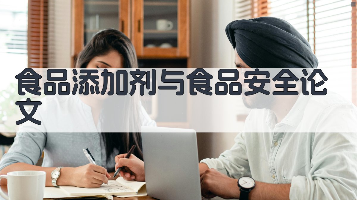 AI食品添加剂与食品安全论文生成