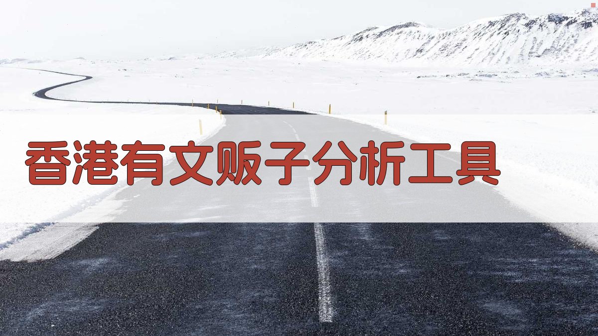香港有文贩子分析工具
