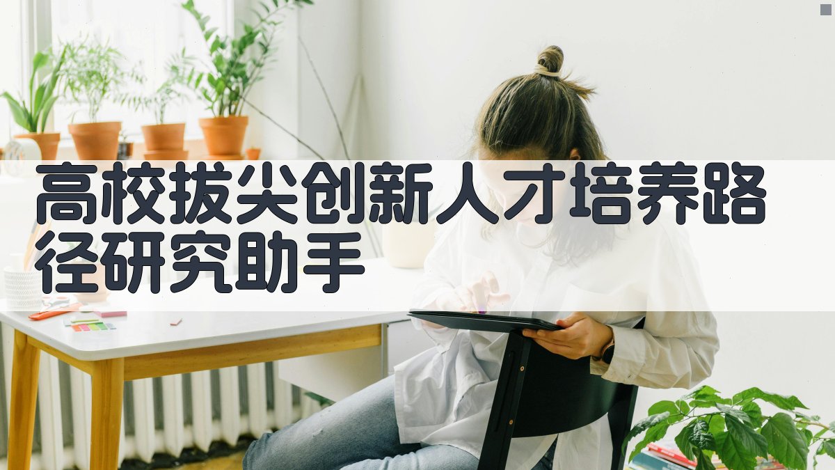 高校拔尖创新人才培养路径研究助手