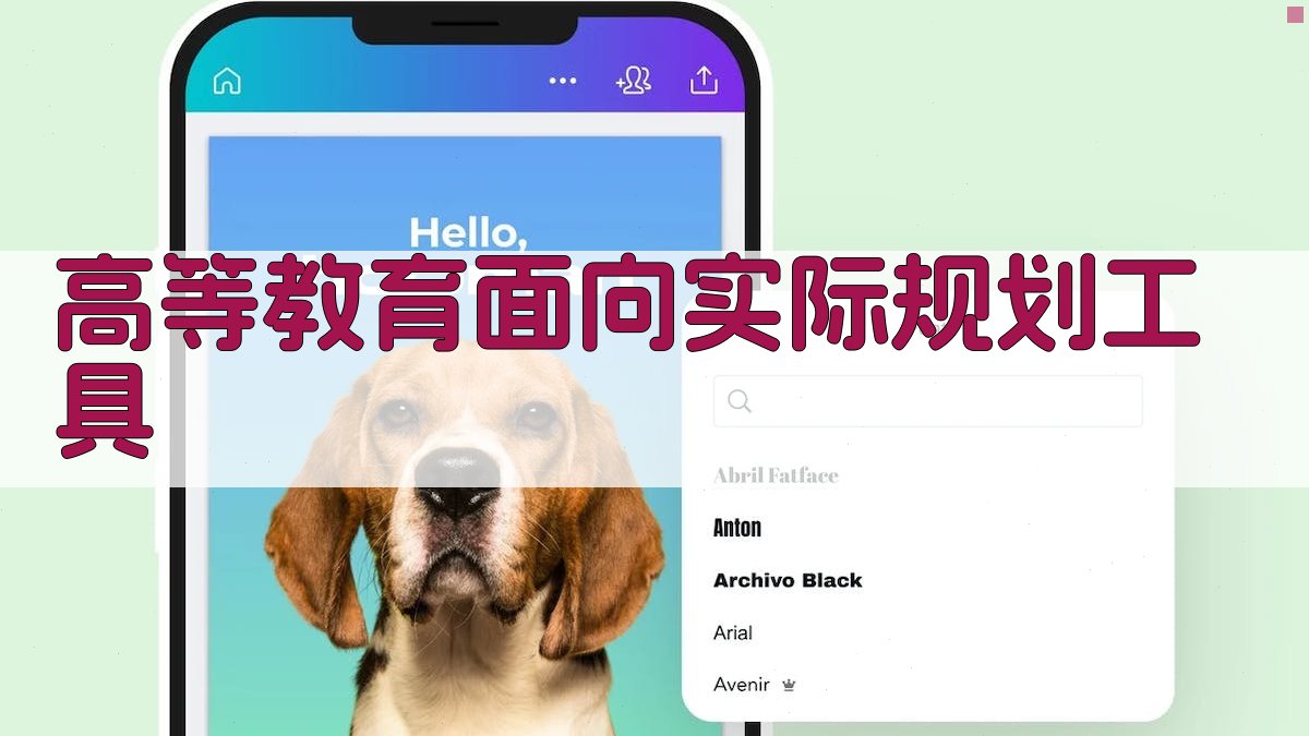 高等教育面向实际规划工具