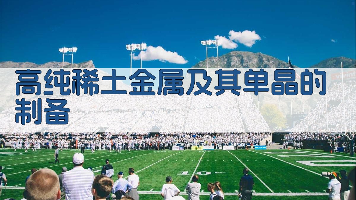 AI高纯稀土金属及其单晶制备方案生成器