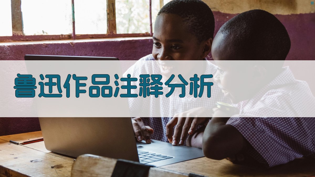 鲁迅作品注释分析