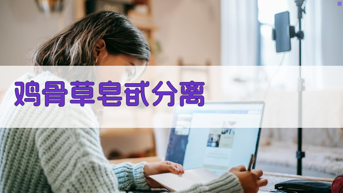 AI鸡骨草皂甙分离分析