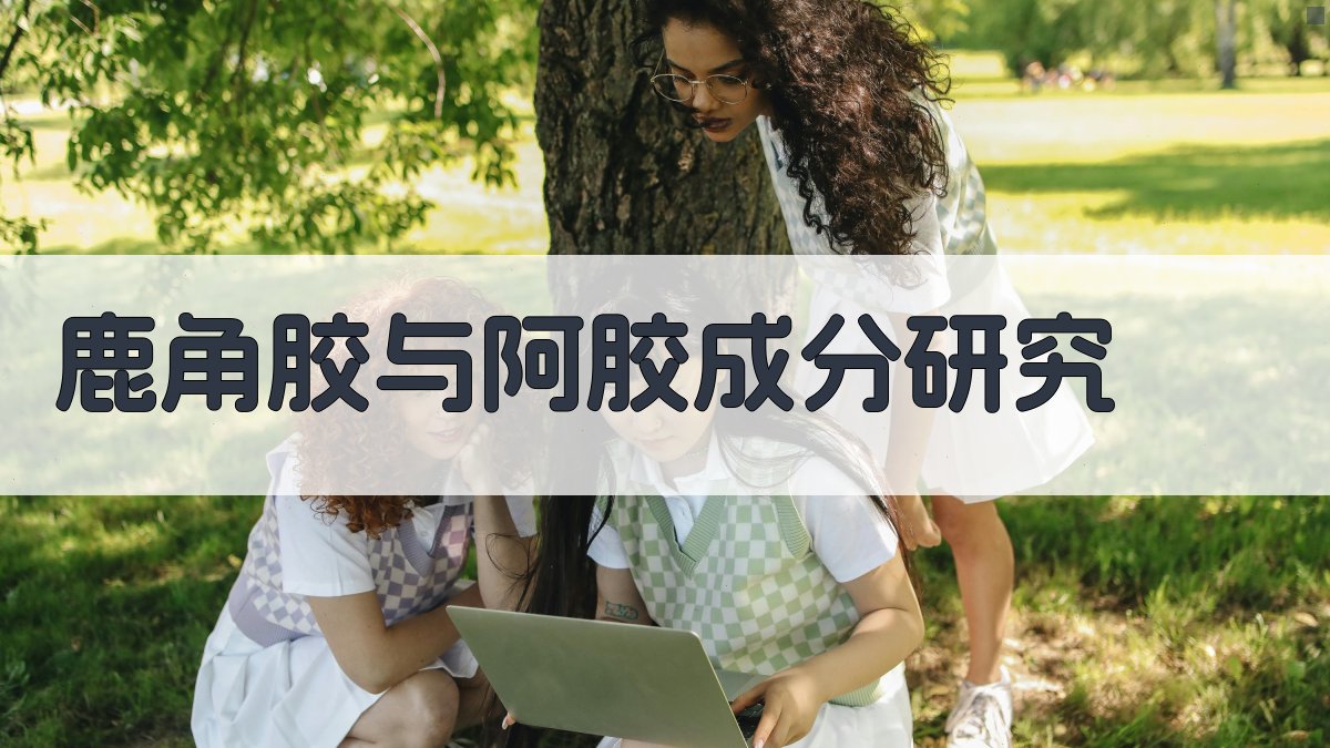 鹿角胶与阿胶成分研究