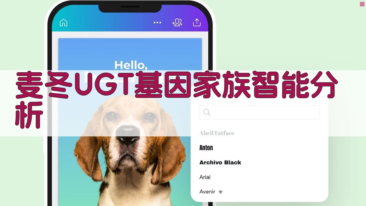 麦冬UGT基因家族智能分析