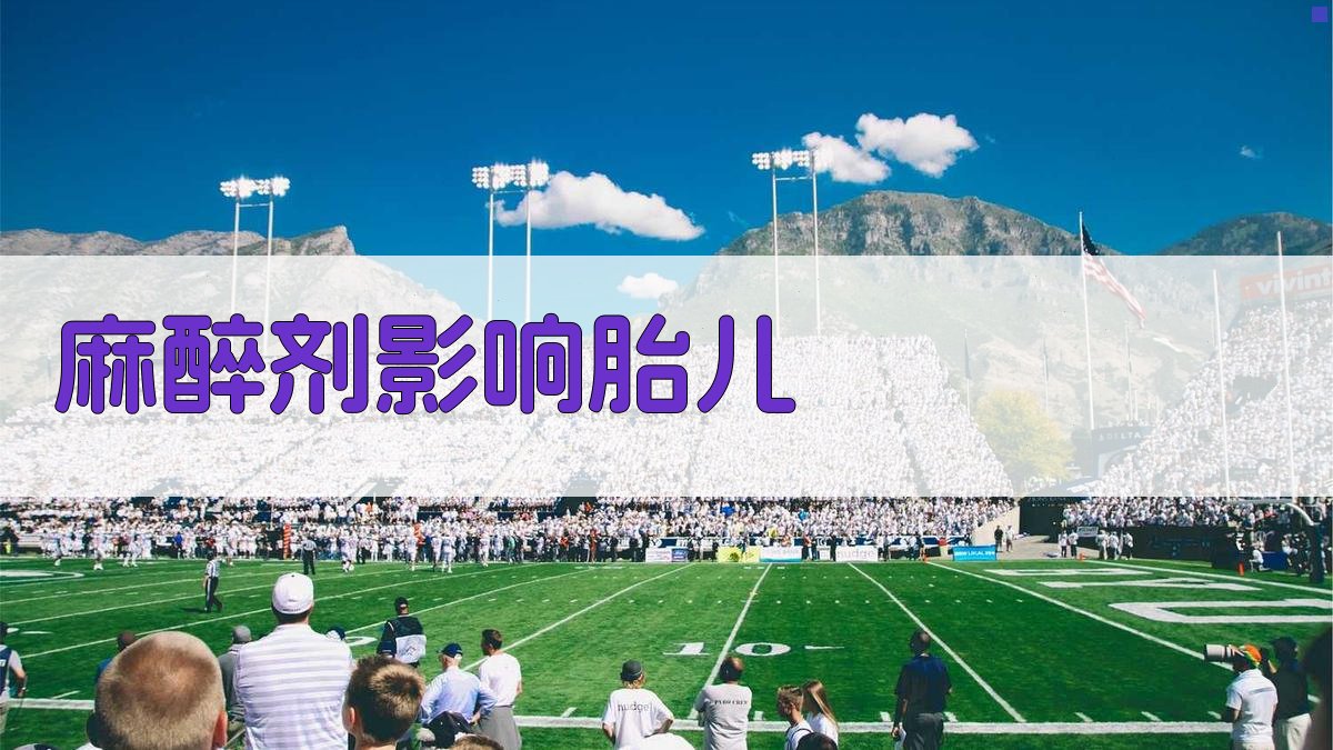 AI麻醉剂胎儿影响分析